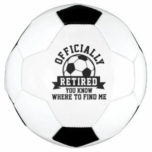 Ballon De Foot Officiellement Retraité Vous Savez Où Me Trouver