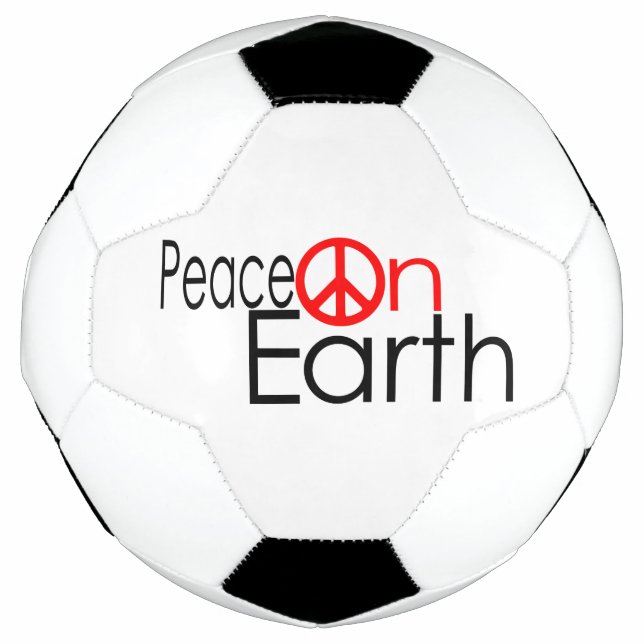 Ballon De Foot Paix sur Terre (Devant)