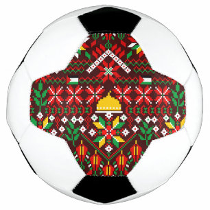 Ballon De Foot Palestine Tatreez Broderie traditionnelle