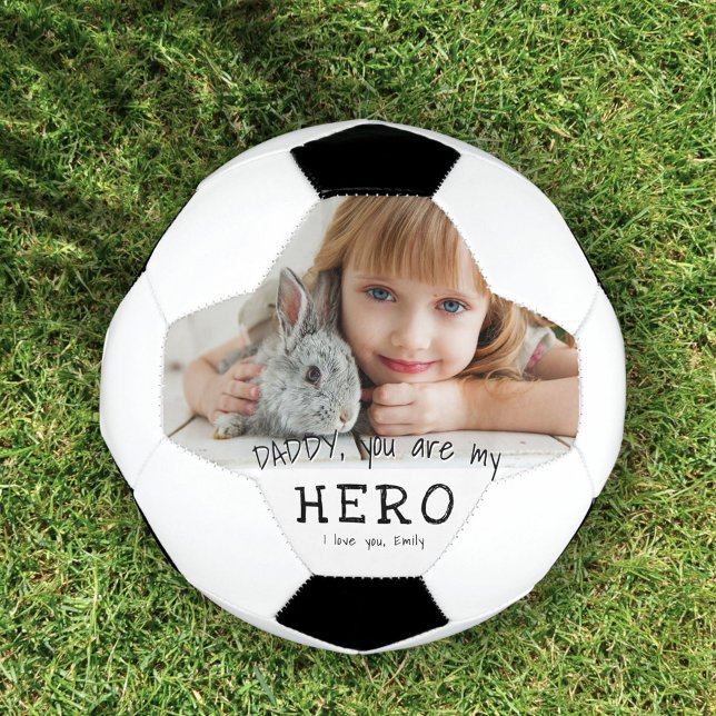 Ballon De Foot Papa Hero Père Père Famille Photo (Créateur téléchargé)