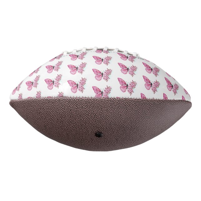 Ballon De Foot Papillon à fleurs avec Sakura rose (Tourné à 270°)