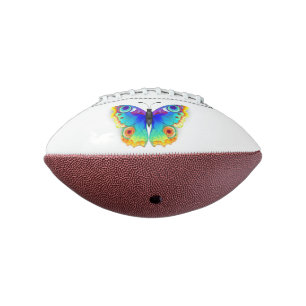 Ballon De Foot Papillon arc-en-ciel paon