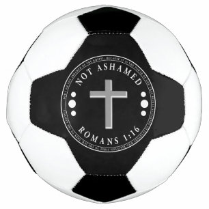 Ballon De Foot Pas honteux de l'Evangile Verse chrétien