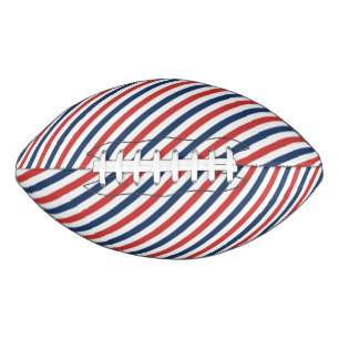 Ballon De Foot Patriotique Rouge Blanc et Bleu