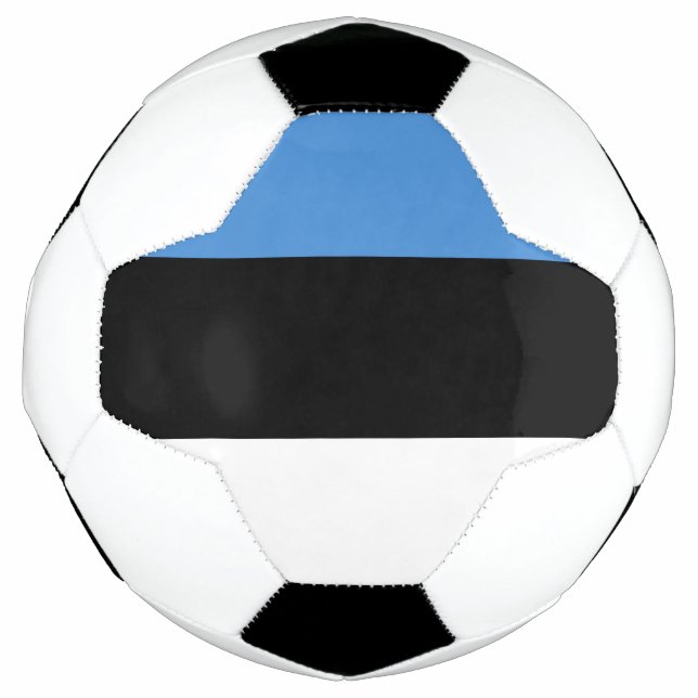 Ballon De Foot Pavillon Estonie (Devant)