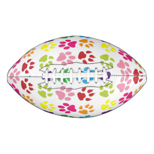Ballon De Foot Paws Colorés, Paws Chiens, Paws Chat