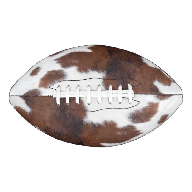 Ballon De Foot peau de vache blanc (Devant)