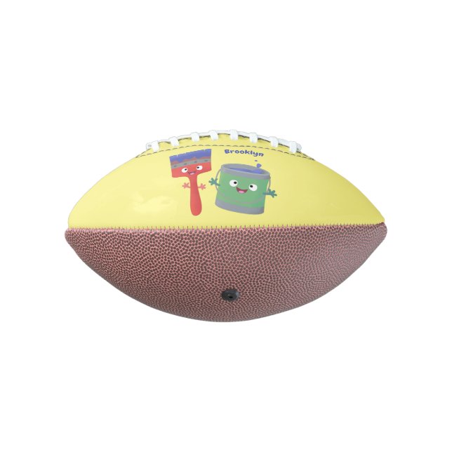 Ballon De Foot Personnages de peinture et de pinceau mignons (Tourné à 270°)