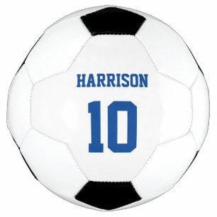 Ballon De Foot Personnalisé bleu personnalisé nom de l'équipe spo