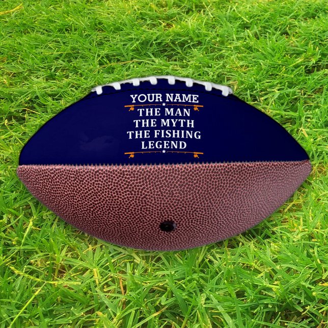 Ballon De Foot Personnalisé L'Homme Le Mythe La Légende De La Pêc (Créateur téléchargé)
