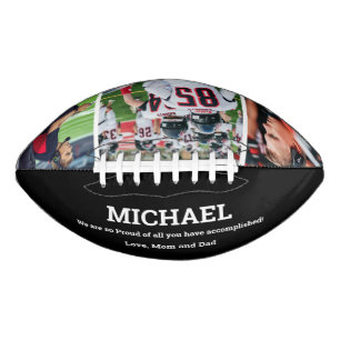 Ballon De Foot Personnalisé Nom Football Player Photo Collage