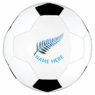 BALLON DE FOOT PERSONNALISÉ NOUVELLE-ZÉLANDE FERN PAUA