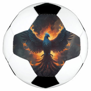 Ballon De Foot Phoenix Bird Rising avec flammes