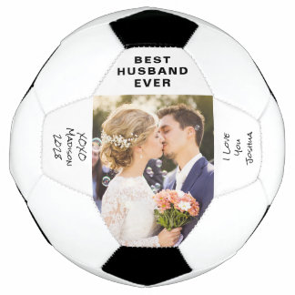 Ballon De Foot Photo du mari personnalisée