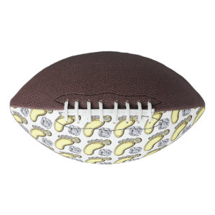Ballon De Foot Pied bébé doré