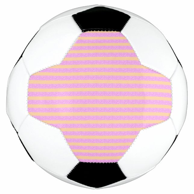 Ballon De Foot Pink Geometric  (Devant)