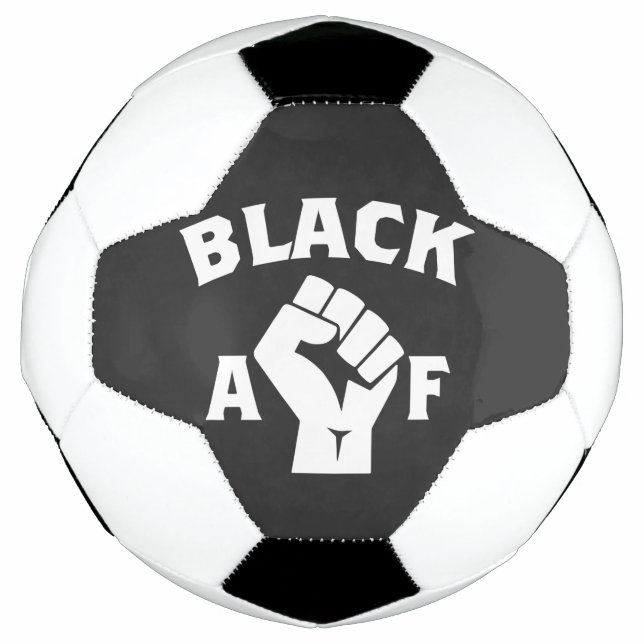 Ballon De Foot Poing de la manifestation AF noire (Devant)