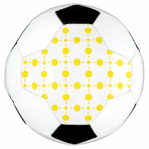 Ballon De Foot Points jaunes, Motif à pois, Pois, Pointillé