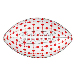 Ballon De Foot Pois rouges, Motif à points polka, points, pointil