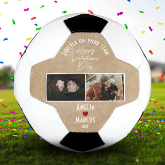 Ballon De Foot Pour toujours dans votre équipe Saint Valentin 2 P