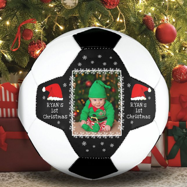 Ballon De Foot Première photo de Noël du Père Noël (Créateur téléchargé)