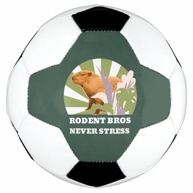 Ballon De Foot Rodent Bros ne jamais stress Capybara (Devant)