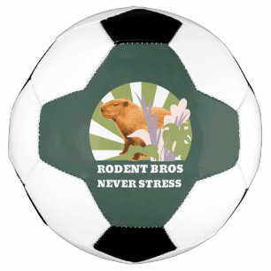 Ballon De Foot Rongeurs Frères Ne Stressez Jamais Capybara