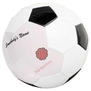 Ballon De Foot Ruban à fleurs roses par Kenneth Yoncich Modèle