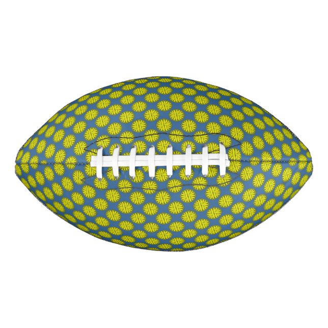Ballon De Foot Ruban de fleurs jaunes par Kenneth Yoncich (Devant)