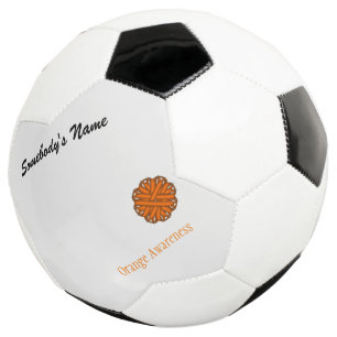 Ballon De Foot Ruban de fleurs orange Modèle par Kenneth Yoncich