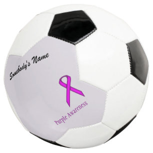 Ballon De Foot Ruban standard violet Tmpl par Kenneth Yoncich
