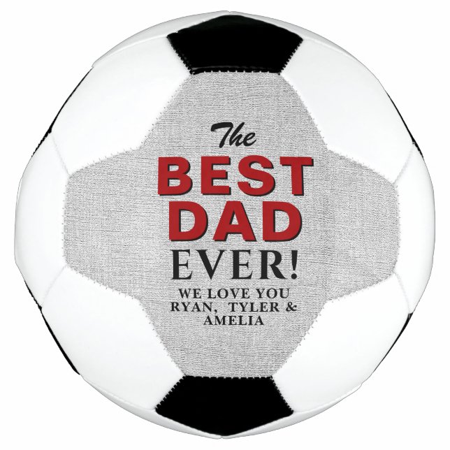 Ballon De Foot Russe Meilleur papa jamais père's Day Football (Devant)