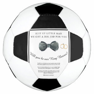 Ballon De Foot Serez-vous ma proposition de porteur de bague