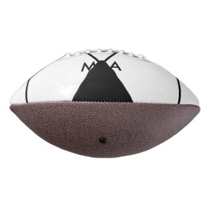 Ballon De Foot Simple monogramme ajouter votre nom lettre man min