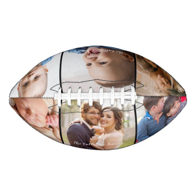 Ballon De Foot Six Photo Collage Custom Football (Devant)