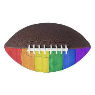 Ballon De Foot SlipperyJoe's classique arc-en-ciel tactile artisa