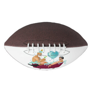 Ballon De Foot SlipperyJoe's deux gays hommes aiment la baignoire