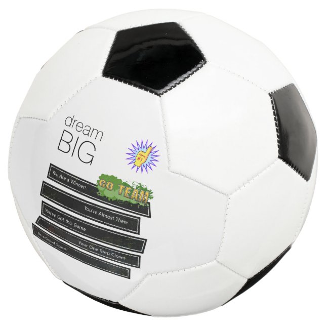 Ballon De Foot Soccer Ball Dream Big Go (3/4)