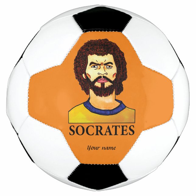 Ballon De Foot Socrates du Brésil Personnalisé (Devant)