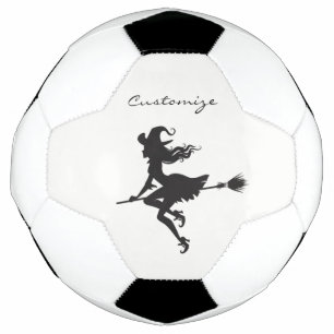 Ballon De Foot Sorcière Broom Halloween Thunder_Cove