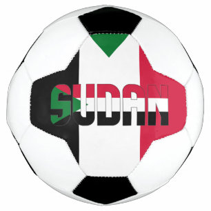 Ballon De Foot Soudan Drapeau adorable patriotique