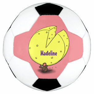 Ballon De Foot Souris mignonne avec dessin animé au fromage