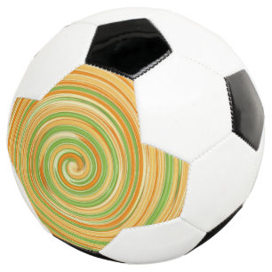Ballon De Foot Spirale de couleurs de citrus amusantes