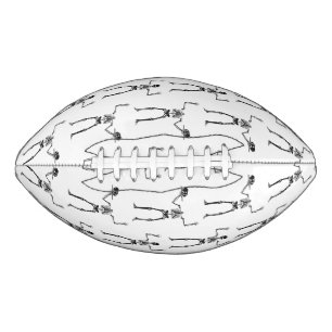 Ballon De Foot Squelettes d'Halloween, friandise ou farce, Hou