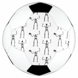 Ballon De Foot Squelettes d'Halloween, friandise ou farce, Hou