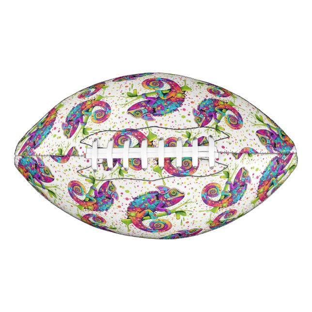 Ballon De Foot Style d'aquarelle des teintures Chameleon (Devant)