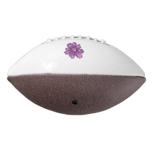 Ballon De Foot Style Fille, Aubergine Légère, Cèdre Blanchi