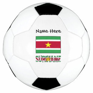 Ballon De Foot Suriname Surinamais Drapeau Personnalisé