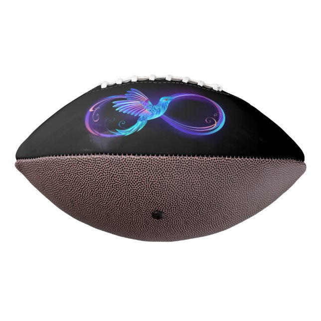 Ballon De Foot Symbole de Neon Infinity par Glowing Hummingbird (Tourné à 270°)