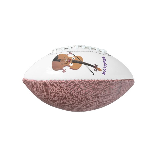 Ballon De Foot Sympa drôle violon personnage de dessin animé (Tourné à 90°)